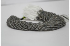 100% Natural Labradorite Faceted Rondelle Beads Strand 3-4mm