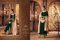 Party Wear Velvet Anarkali Suit