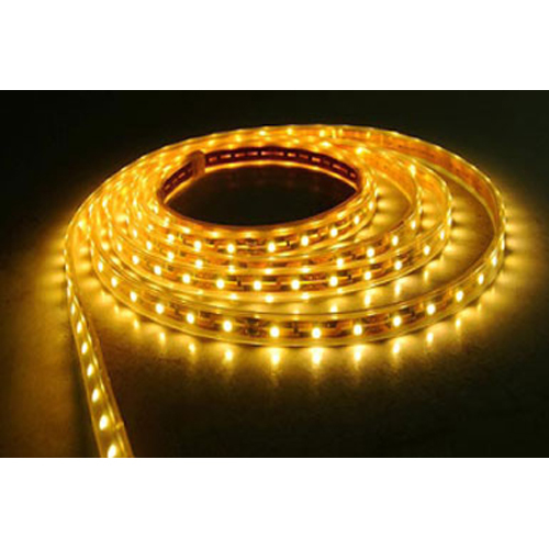 LED Strip Light - 14.4W per Meter, Yellow Color, 120V-270V AC Input, Plastic Housing | 50,000 Hours Lifespan, 70% Energy Savings