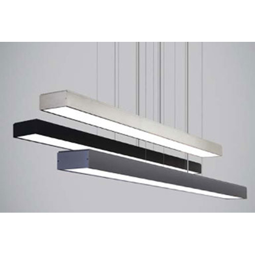 Square LED Linear Lighting Channel - Metal, Adjustable Angle, White/Grey/Black | Ideal for Conference Halls, Commercial Offices, Minimum Maintenance