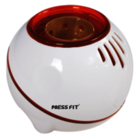 Pressfit Diya 2-in-1 Angle + Batten Lamp Holder - Plastic Material, White Color | Modern Design, Electric Power Source, Copper Contact Terminals