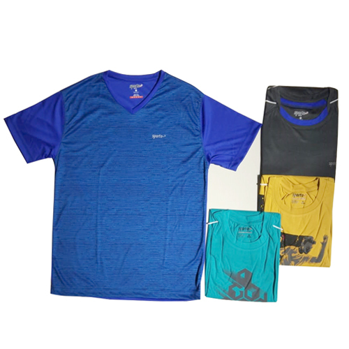 Mens Blue Sports T-Shirt