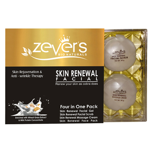 Zevers Skin Renewal Kit - 80 gm & 200 gm Instant Skin Regeneration with Bio-stimulants for Glowing Youthful Complexion