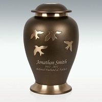 Heaven Bound Cremation Urn Engravable