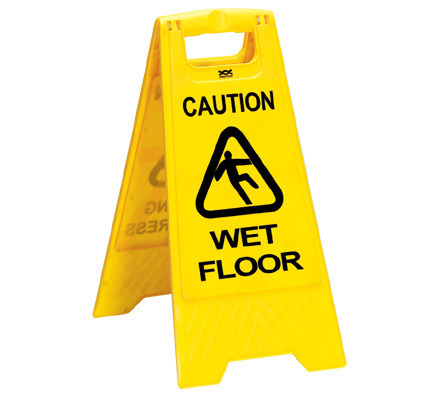 Caution Signage Wet Floor Application: Cleaning