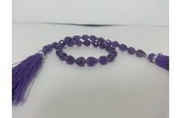 43cts Natural African Amethyst Faceted Drops Briolette Beads