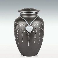 Large Alva Brass Cremation Urn Engravable