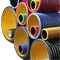 Hdpe Dwc Pipe - Round, 6-100 Meters, Multi Color, 4 Mm Thickness | Lightweight, Electrolytic Corrosion Resistant, Flexible For Cable Ducting