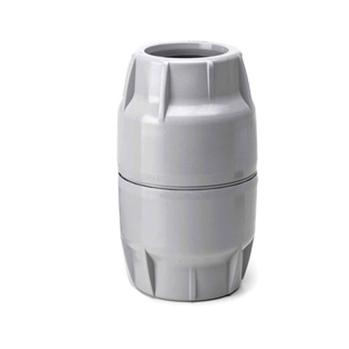 White Push Fit Duct Coupler