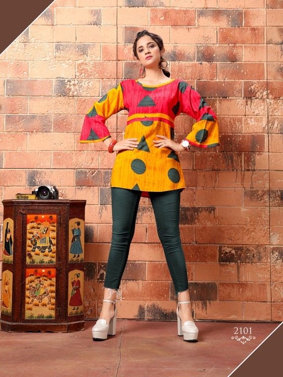 Fancy Printed Short Kurtis