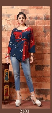 Fancy Printed Short Kurtis