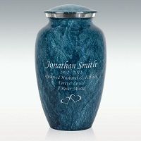 Denim Cremation urn Engravable