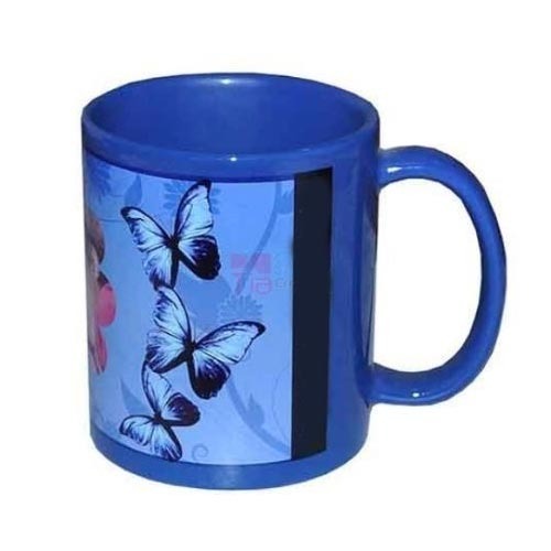 I-Blue Patch Mug By AMY SUBLIMATION GIFTS