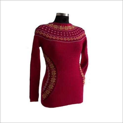 Ladies Casual Wear Woolen Top