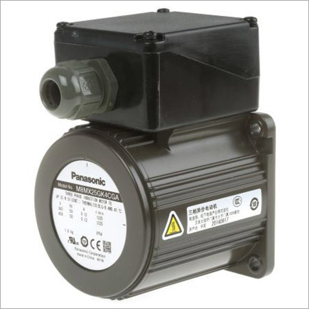 Black Electric Geared Motor