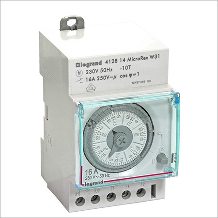 Legrand Time Switches - PVC Material 2 Channels 16A 230V | Fixed Schedule Control Energy Optimization Program Timing Disc