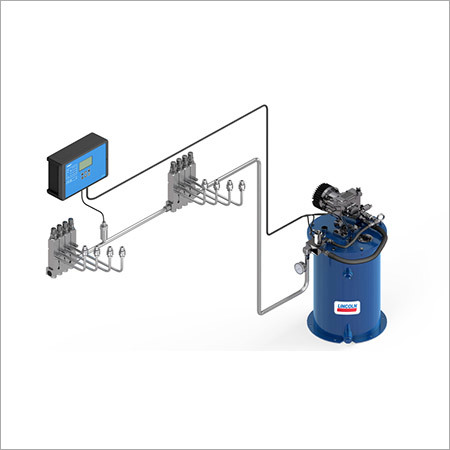 SKF Lubrication System - Metal Construction, 2.8 Litre Capacity, Blue Finish | Precision Lubricant Replenishment for Optimized Machinery Performance