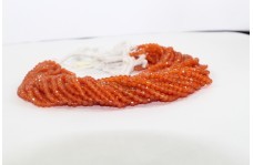 4-4.5mm Carnelian Faceted Round Ball Beads Strand