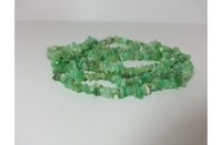 Natural Chrysoprase Uncut Chips Beads Strand 34 inches