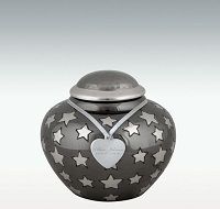 Starry Night Brass Child Cremation Urn