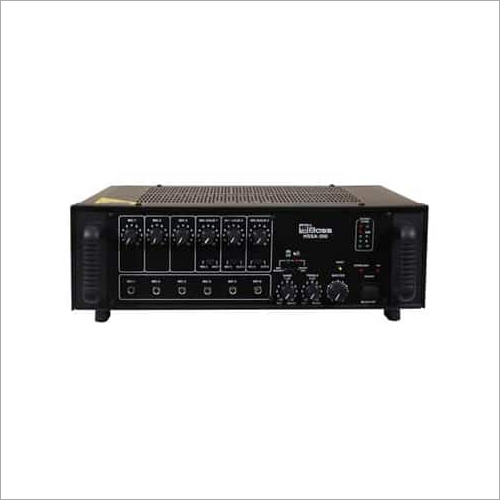 Black Pa Amplifier 250 Watts Hssa-300