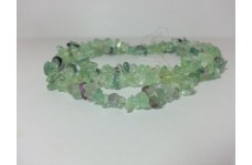 Natural Fluorite Uncut Chips Beads Strand 34 inches