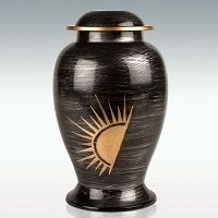 Half Sun Cremation Urn Engravable