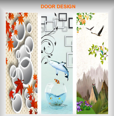 Printed Matte And Glossy Finish Mica Door Skin, 0.8mm Size 7x3.25