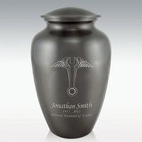 Mechanic Classic Brass Cremation Urn Engravable