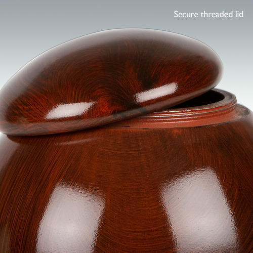 Brushed Cherry Cremation Urn