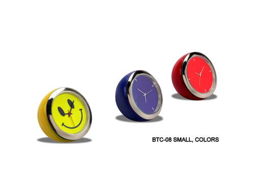 Table Clock - Metal Build, Multi Color | Ideal for Desktop and Office Use