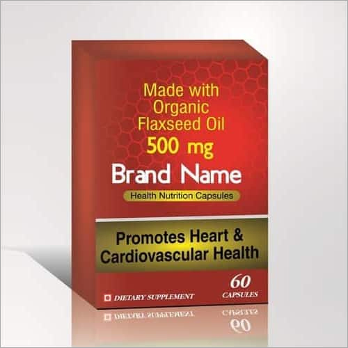 Flaxseed Oil Capsules By KAMSOM PHARMACEUTICAL PVT. LTD.