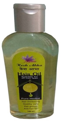 Pale Yellow Herbal Hair Oil