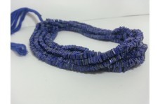 Natural Lapis Lazuli Smooth Heishi Square Beads 5-6mm