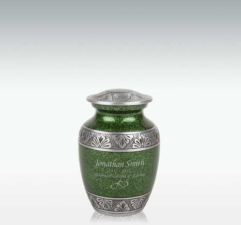 Extra Small Classic Aluminum Cremation Urn Engravable