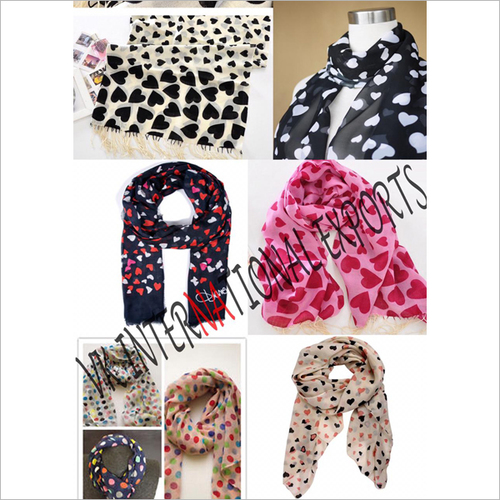 All Multicolor Printed Shawl