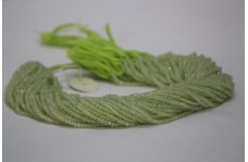 Natural Prehnite Faceted Rondelle Beads 2.5-3.5mm