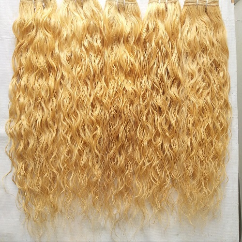 Natural Curly Blonde 613 Human  Hair Virgin hair
