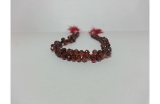 Natural Red Garnet Faceted Teardrop Beads Briolette 5-6mm