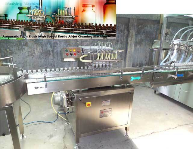 Air Jet Bottle Cleaning Machines