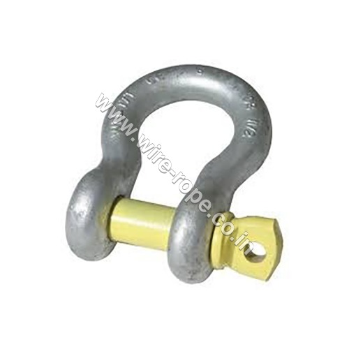 Grey Safety Bow Shackle