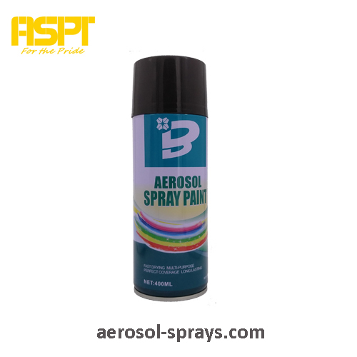 Acrylic Spray Paint - 400ml Can, Black Gloss Finish | Heat Resistant, Easy to Use, Optimum Water Protection, Fast Drying, Smooth Texture