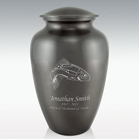 Sailboat  Classic Brass Cremation Urn Engravable