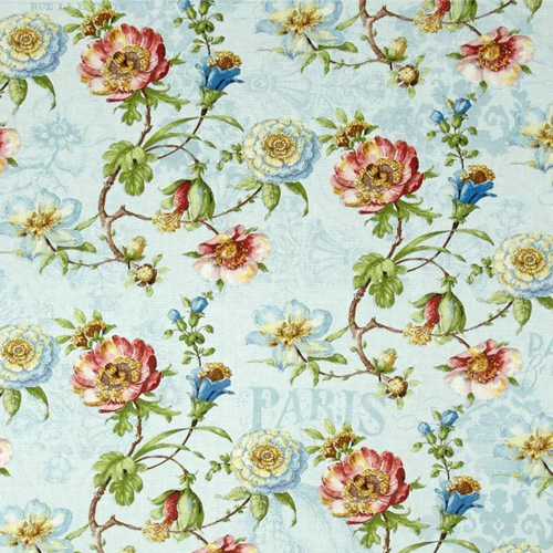 Blue Printed Bed Sheet Service