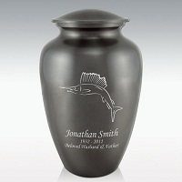 Marlin Classic Brass Cremation Urn Engravable
