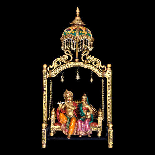 Small Radha Krishna Chatri Jhula