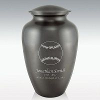 Baseball Classic Brass Cremation Urn Engravable