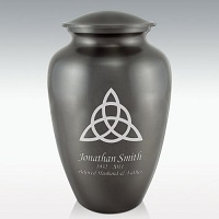 Trinity Classic Brass Cremation Urn Engravable