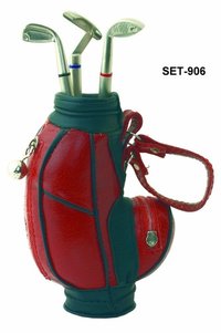 Red Miniature Golf Kit