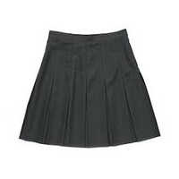 Black Plated Skirt